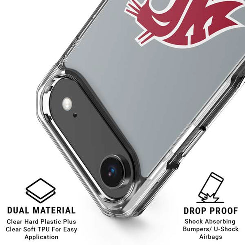 Washington State University WSU Cougars iPhone 17 Air Clear Case
