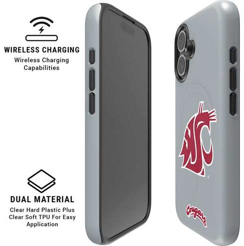 Washington State University WSU Cougars iPhone 17 Magsafe Impact Case