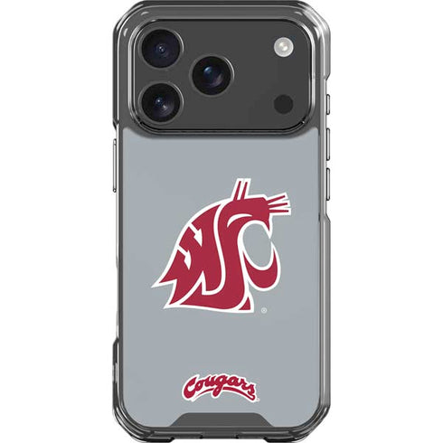 Washington State University WSU Cougars iPhone 17 Pro Clear Case