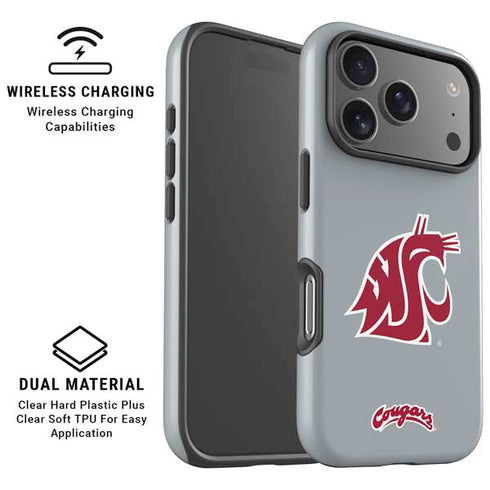 Washington State University WSU Cougars iPhone 17 Pro Max Magsafe Impact Case