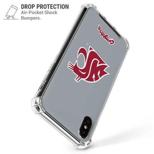 Washington State University WSU Cougars iPhone X/XS Clear Case