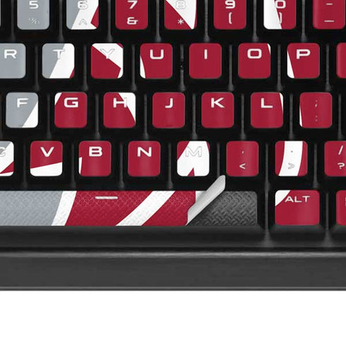 Washington State University WSU Cougars K95 RGB PLATINUM Mechanical Gaming Keyboard Skin