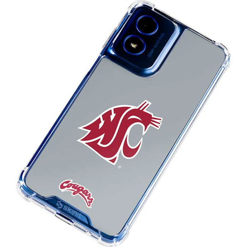 Washington State University WSU Cougars Moto G 5G (2024) Clear Case