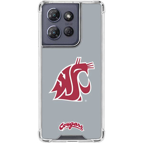 Washington State University WSU Cougars Moto G Play 5G (2025) Clear Case