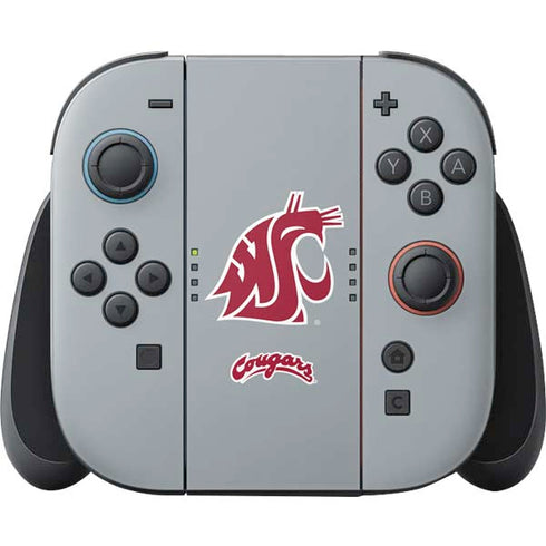 Washington State University WSU Cougars Nintendo Switch 2 (2025) Joy-Con Controller Skin