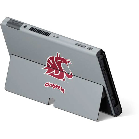 Washington State University WSU Cougars Nintendo Switch OLED (2021) Skin