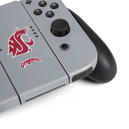 Washington State University WSU Cougars Nintendo Switch OLED (2021) Skin