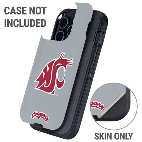Washington State University WSU Cougars Otterbox Defender iPhone Skin