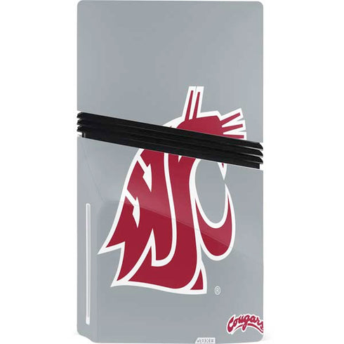 Washington State University WSU Cougars PS5 Pro Disk Bundle Skin