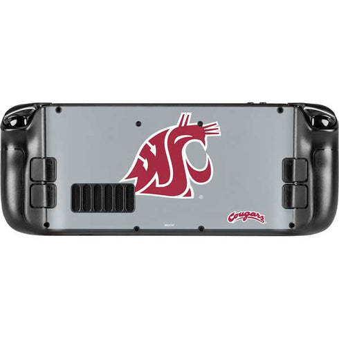 Washington State University WSU Cougars Steam Deck Handheld Gaming Computer Skin
