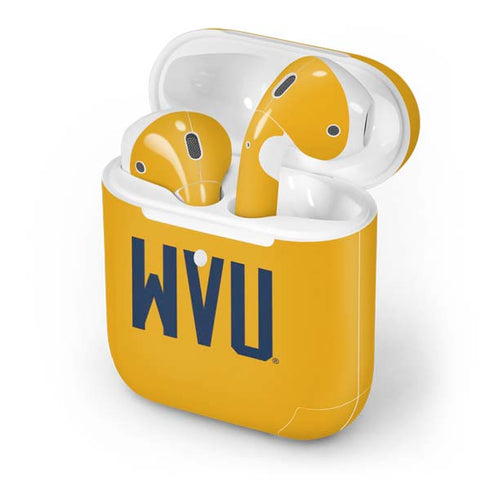 West Virginia University WVU Apple AirPods 2 Skin