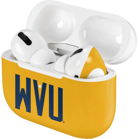 West Virginia University WVU Apple AirPods Pro Skin