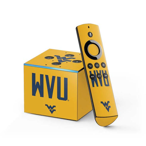 West Virginia University WVU Fire TV Cube Skin