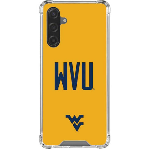 West Virginia University WVU Galaxy A17 Clear Case