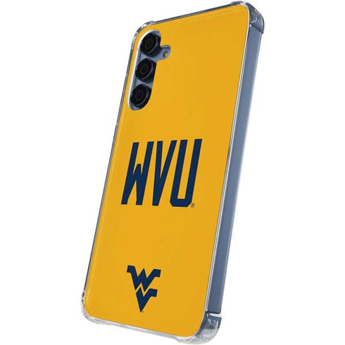 West Virginia University WVU Galaxy A55 5G Clear Case