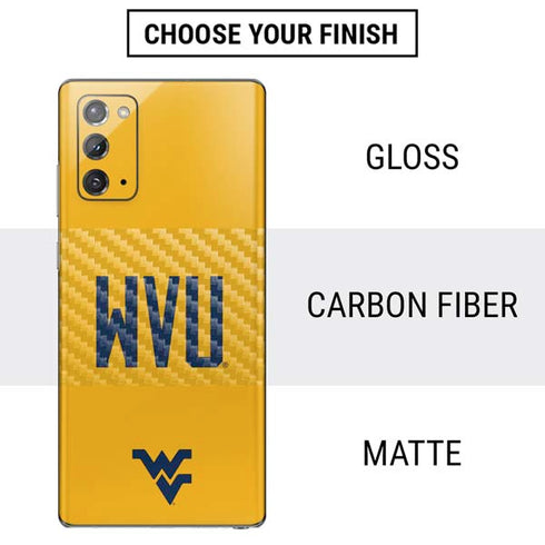 West Virginia University WVU Galaxy Note20 5G Skin