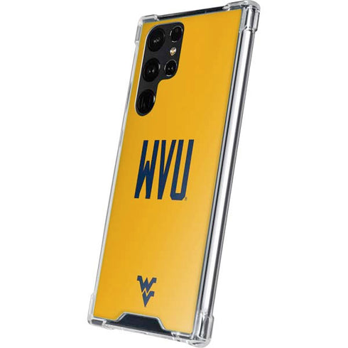 West Virginia University WVU Galaxy S23 Ultra Clear Case