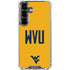 West Virginia University WVU Galaxy S26 Clear Case