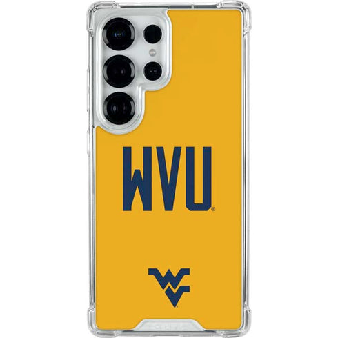 West Virginia University WVU Galaxy S26 Ultra Clear Case
