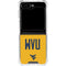 West Virginia University WVU Galaxy Z Flip6 Clear Case