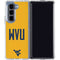 West Virginia University WVU Galaxy Z Fold5 5G Clear Case