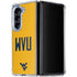 West Virginia University WVU Galaxy Z Fold5 5G Clear Case