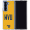 West Virginia University WVU Galaxy Z Fold6 Clear Case