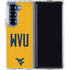 West Virginia University WVU Galaxy Z Fold6 Clear Case