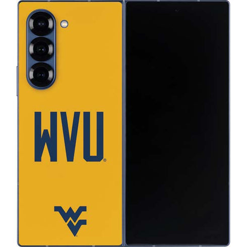 West Virginia University WVU Galaxy Z Fold6 Skin