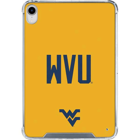 West Virginia University WVU iPad 11th Gen (2025) Clear Case