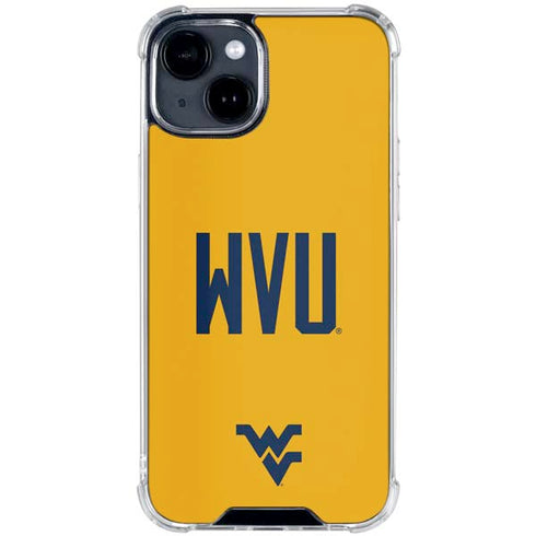 West Virginia University WVU iPhone 15 Clear Case