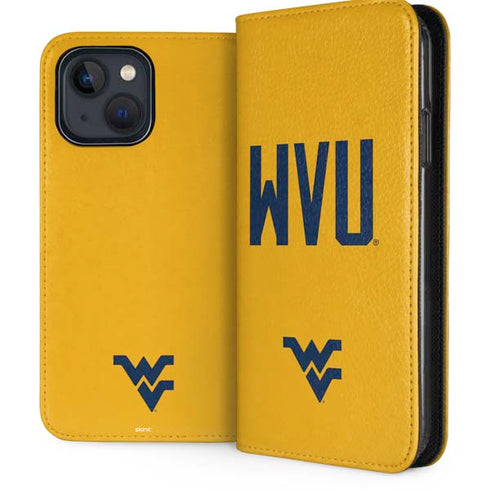 West Virginia University WVU iPhone 15 Plus Folio Case