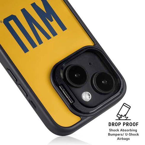 West Virginia University WVU iPhone 15 Plus Kickstand Case