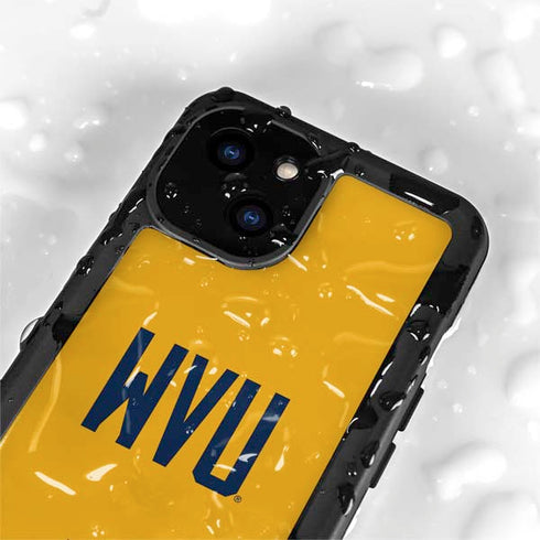 West Virginia University WVU iPhone 15 Plus Waterproof Case
