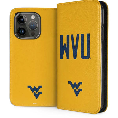 West Virginia University WVU iPhone 15 Pro Folio Case