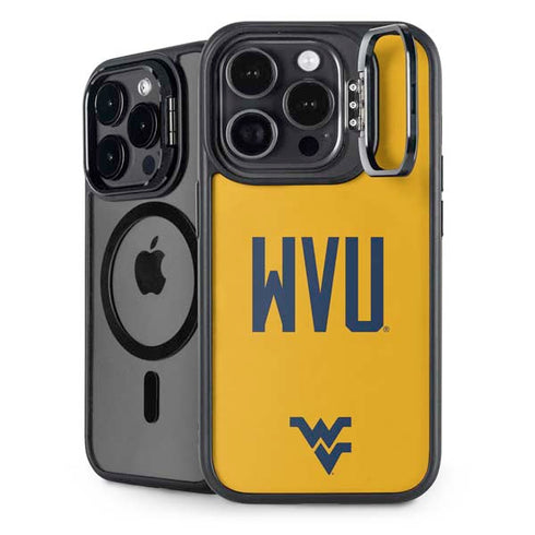West Virginia University WVU iPhone 15 Pro Kickstand Case