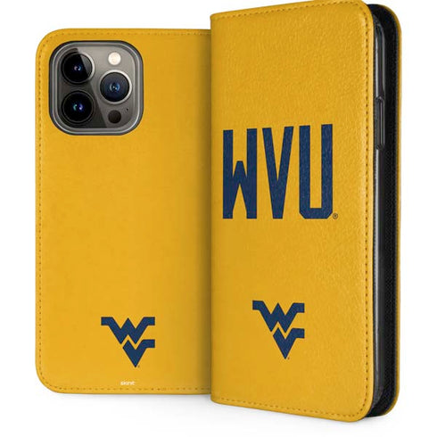 West Virginia University WVU iPhone 15 Pro Max Folio Case