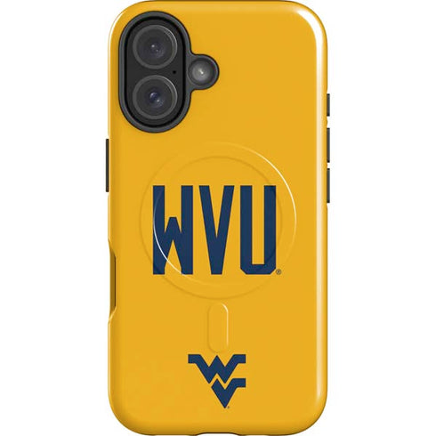 West Virginia University WVU iPhone 16 Plus Magsafe Impact Case