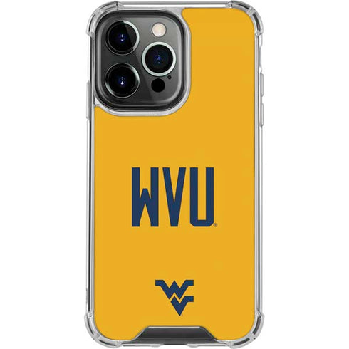 West Virginia University WVU iPhone 16 Pro Clear Case