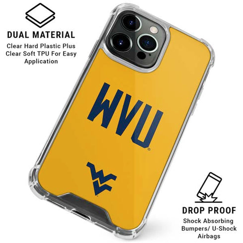 West Virginia University WVU iPhone 16 Pro Clear Case