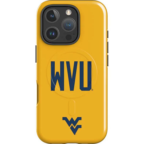 West Virginia University WVU iPhone 16 Pro Magsafe Impact Case