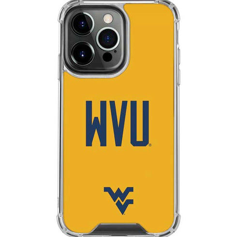 West Virginia University WVU iPhone 16 Pro Max Clear Case