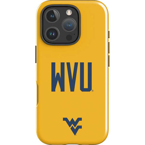 West Virginia University WVU iPhone 16 Pro Max Impact Case