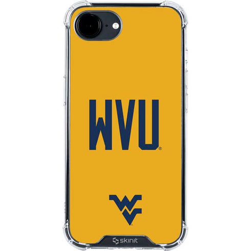 West Virginia University WVU iPhone 16e Clear Case