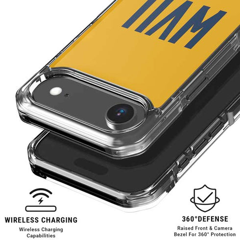 West Virginia University WVU iPhone 17 Air Clear Case