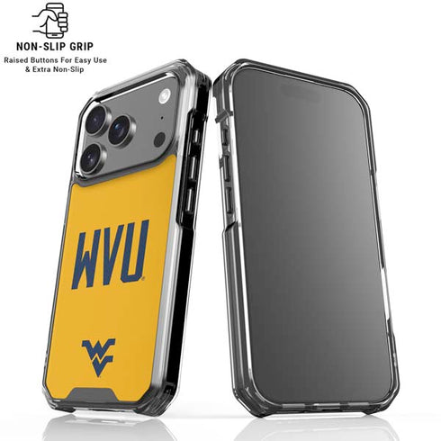 West Virginia University WVU iPhone 17 Pro Clear Case