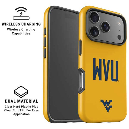 West Virginia University WVU iPhone 17 Pro Max Magsafe Impact Case