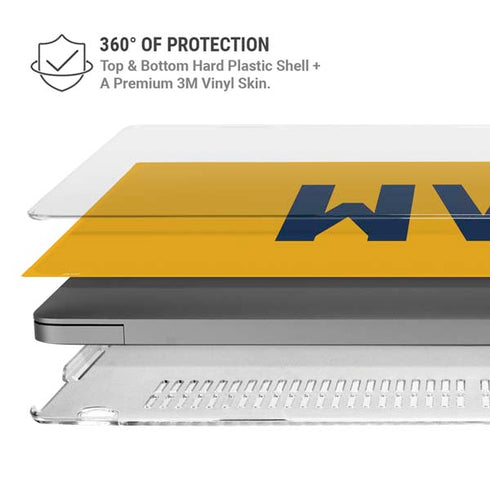 West Virginia University WVU MacBook Pro 14in (2021-24) Case plus Skin