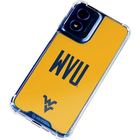 West Virginia University WVU Moto G 5G (2024) Clear Case
