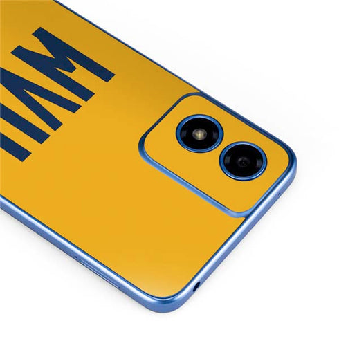West Virginia University WVU Moto G Play 4G (2024) Skin